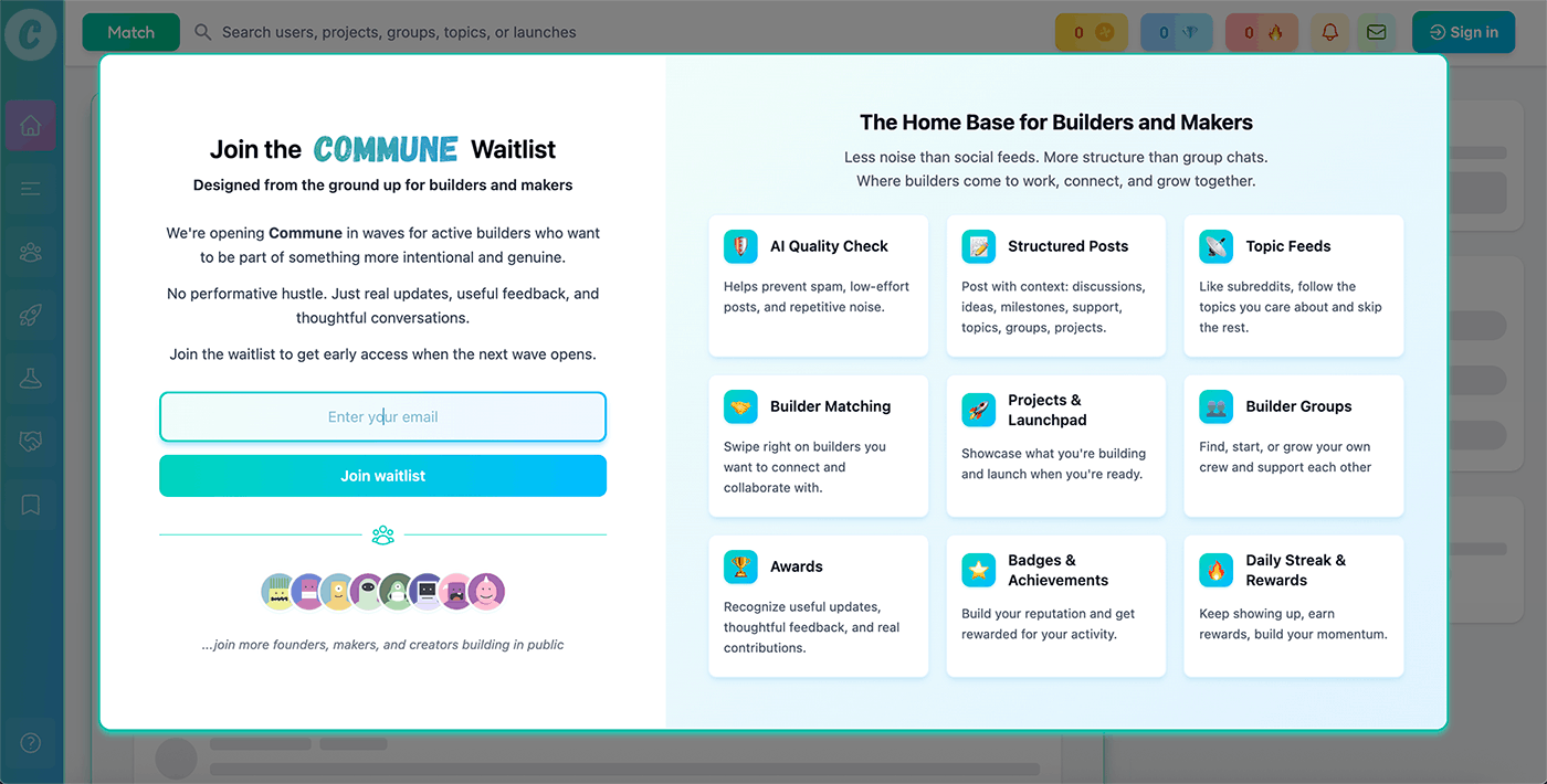 Commune screenshot 1