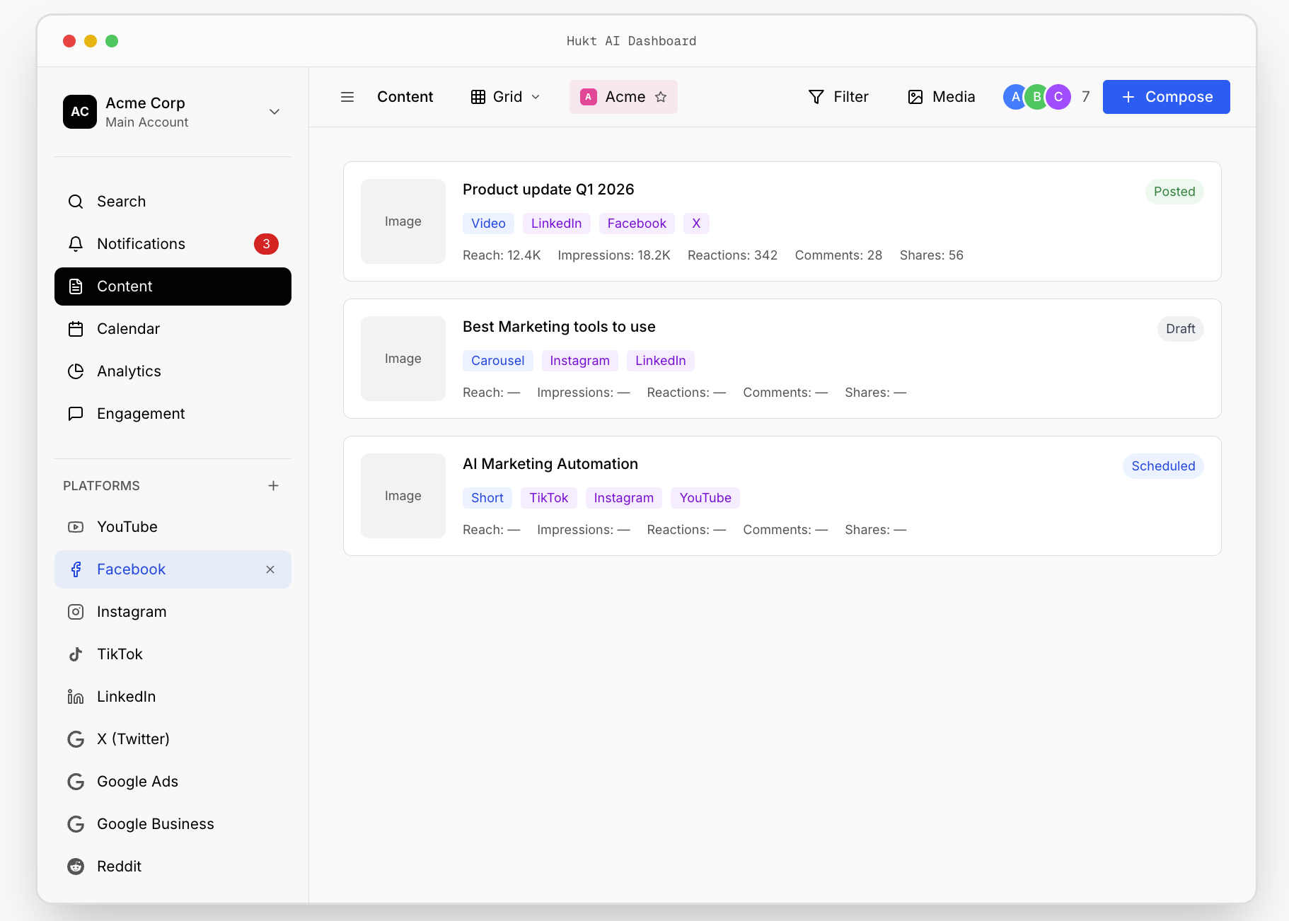 Crowbert | AI Social Media Assistant screenshot 1
