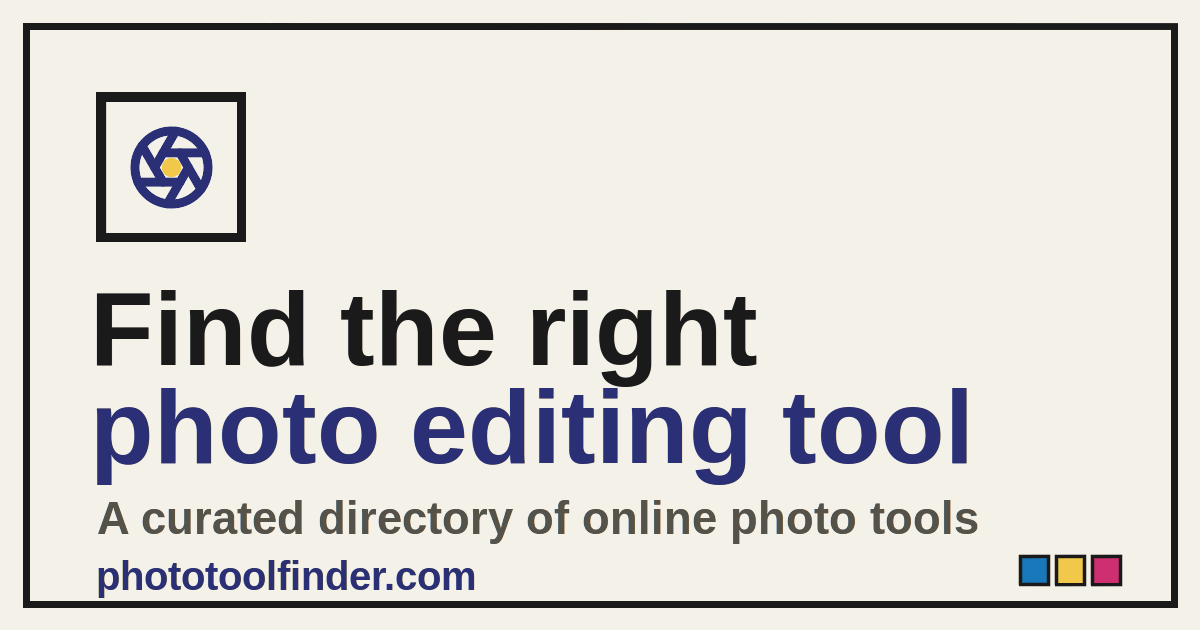 PhotoToolFinder screenshot 1