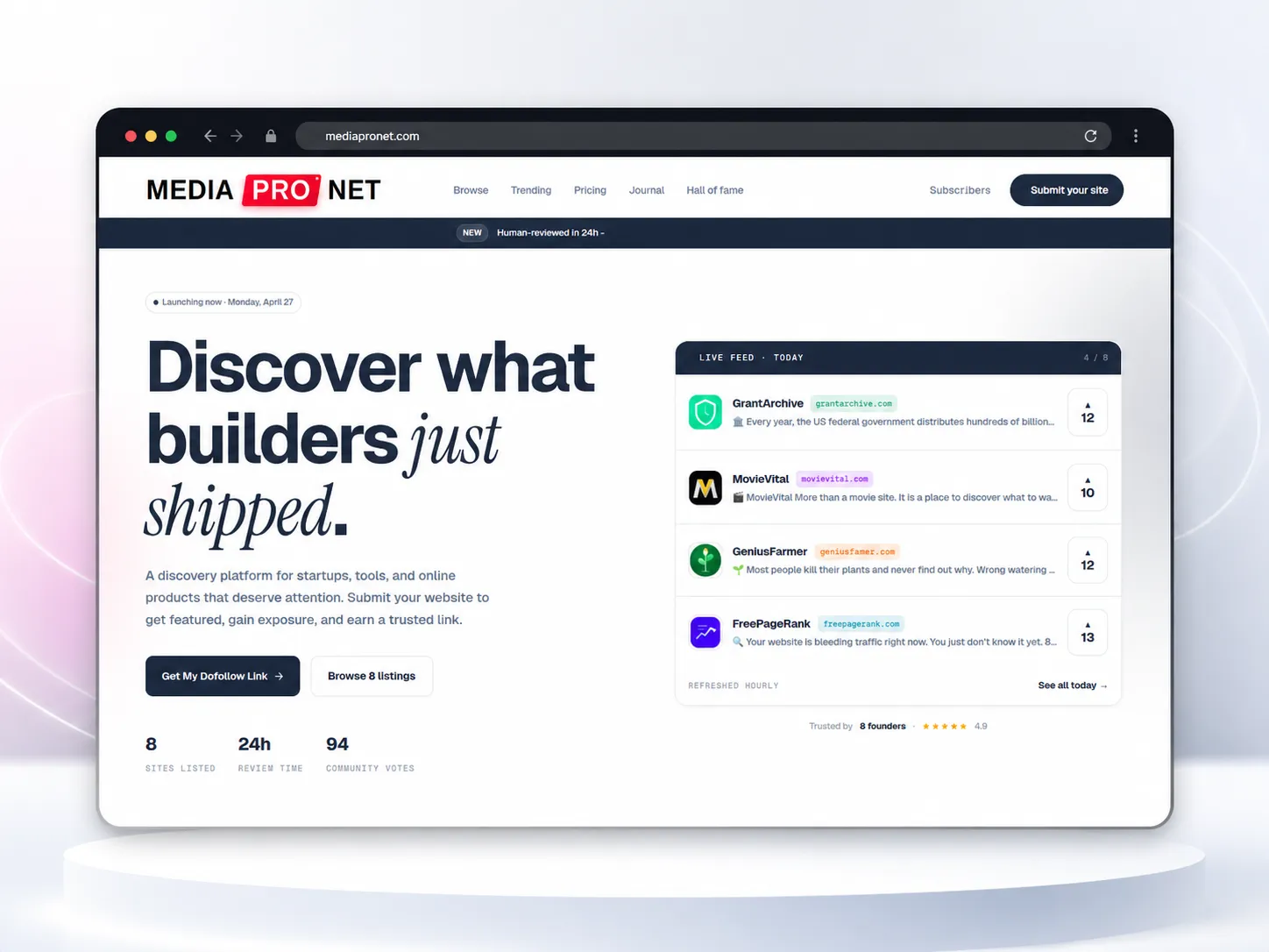 MEDIAPRONET screenshot 1