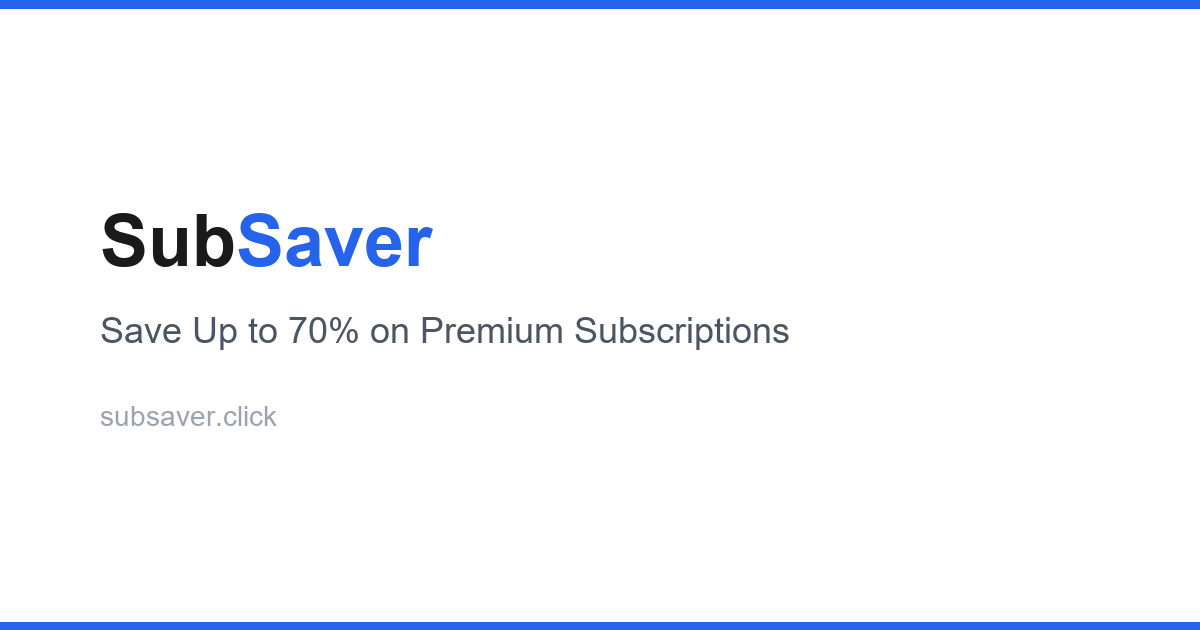 SubSaver — ChatGPT Plus $6, Netflix $5, Spotify $3/mo screenshot 1