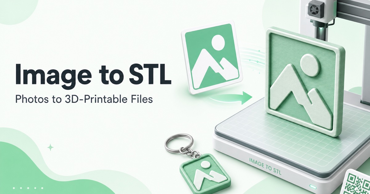 Image to STL Converter — Free PNG/JPG to 3D Print STL Online screenshot 1