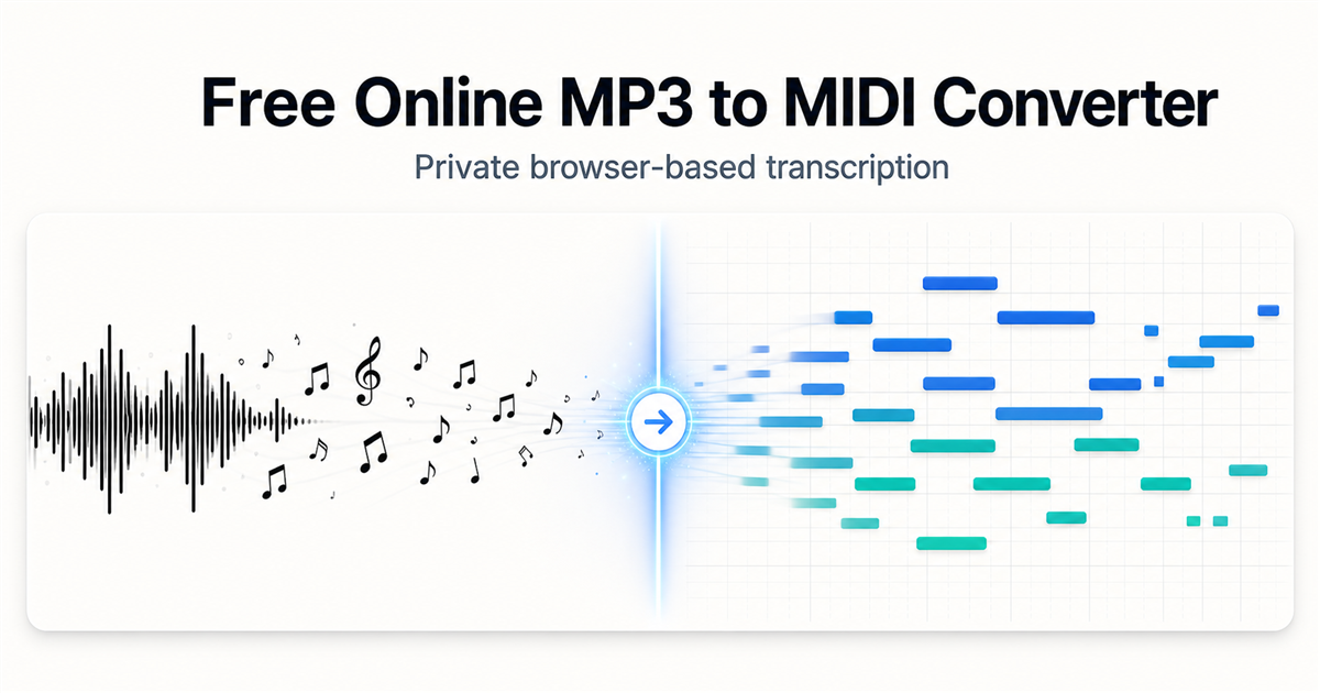 MP3 to MIDI Converter — Free Online AI Tool, No Signup screenshot 1