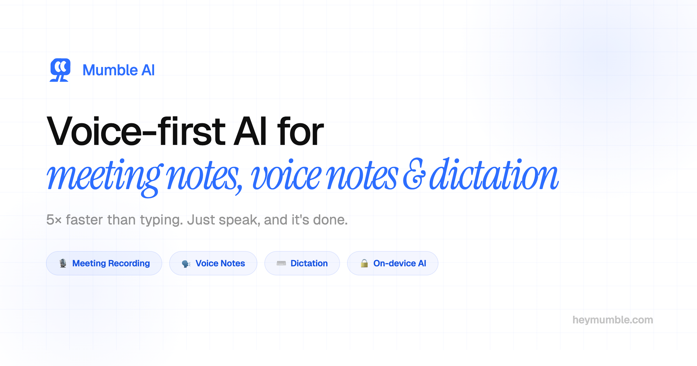 Mumble AI screenshot 1
