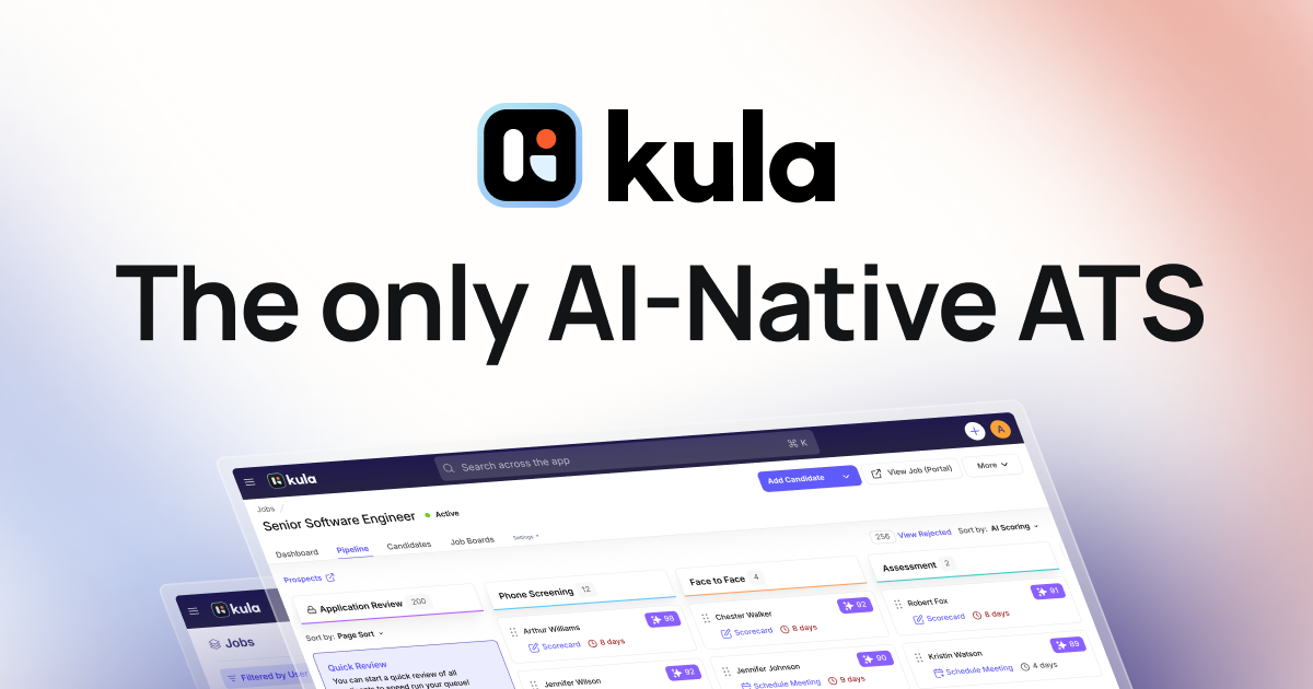 Kula - The Only AI-Native ATS screenshot 1