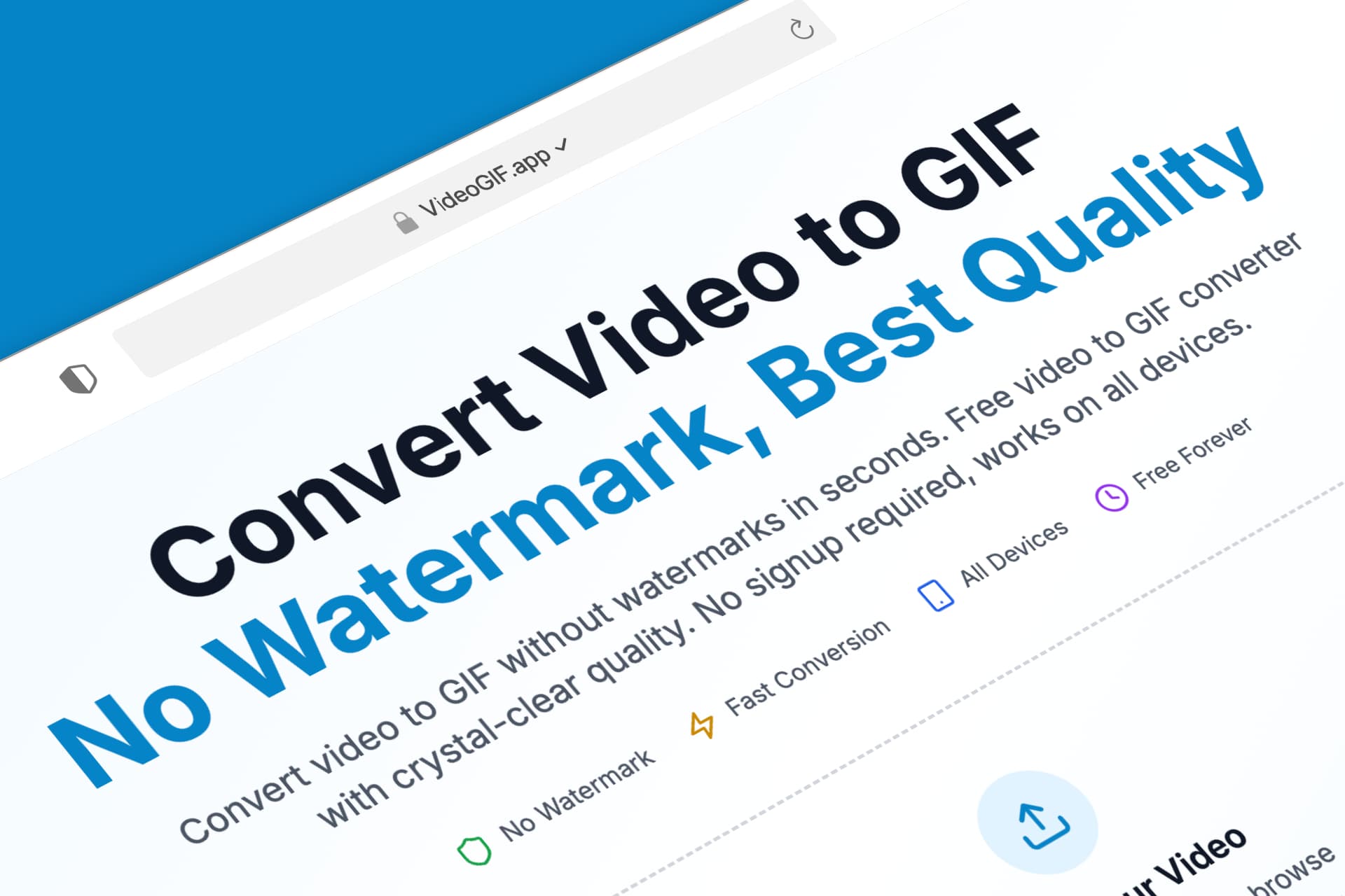 Video to GIF Converter - Free, No Watermark, Best Quality screenshot 1