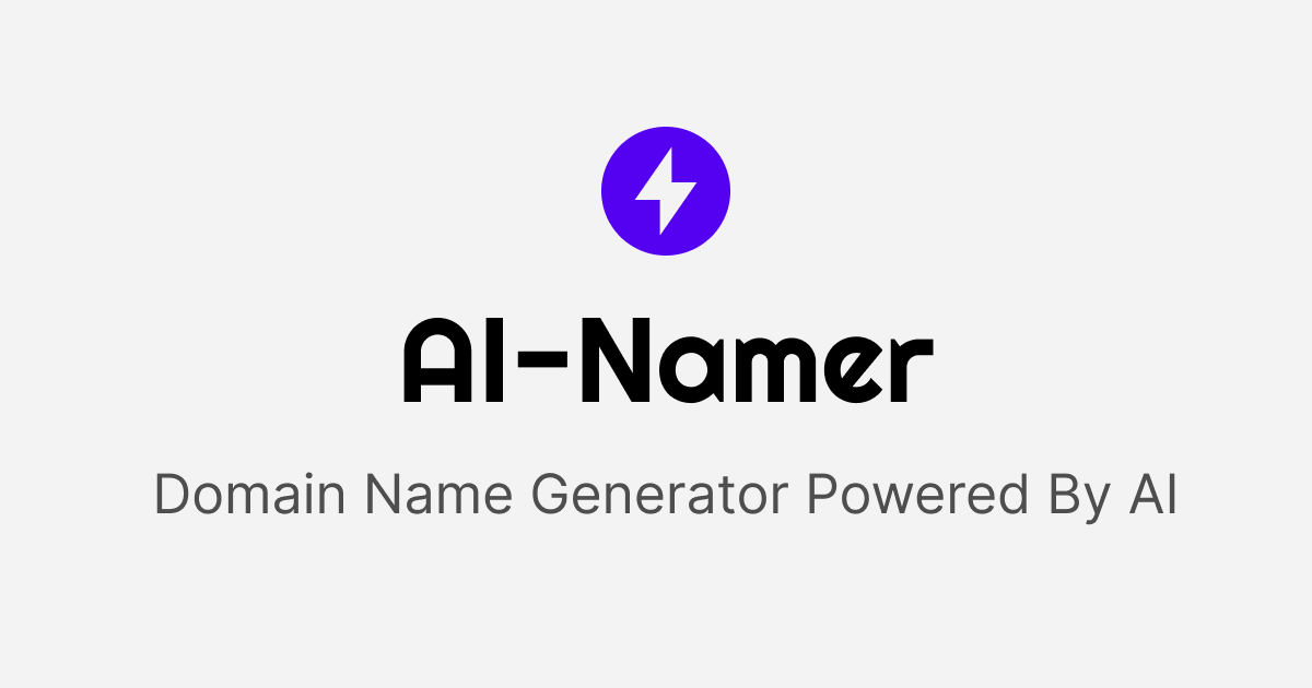 AI-Namer | Find Available Domain Names Instantly screenshot 1