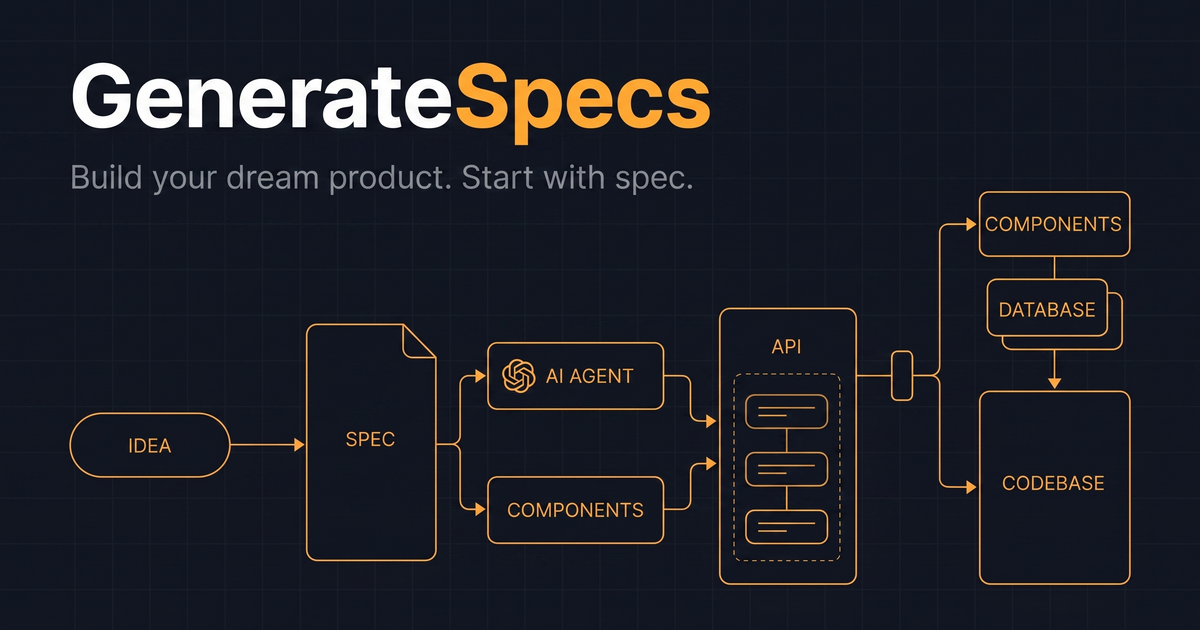 GenerateSpecs screenshot 1