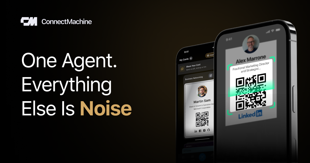 ConnectMachine, AI agent for cards, contacts & networking screenshot 1