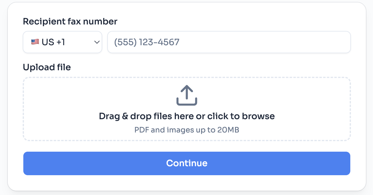 PerPageFax screenshot 1