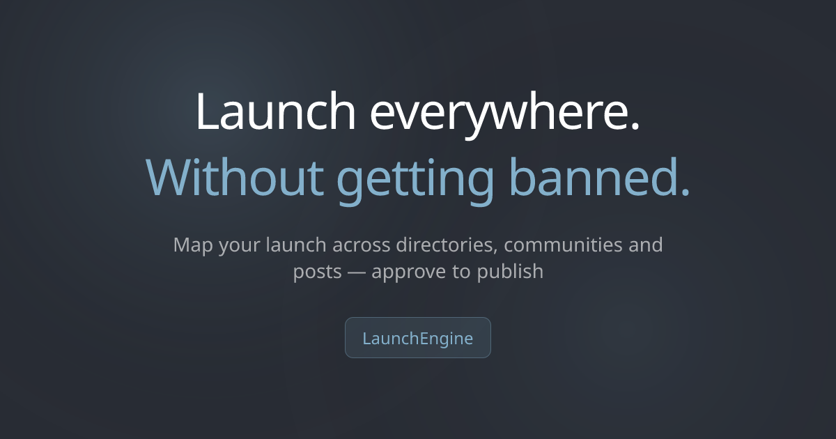LaunchEngine — launch everywhere without getting banned screenshot 1