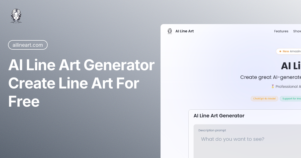 AI Line Art Generator - Create Line Art Drawing For Free screenshot 1