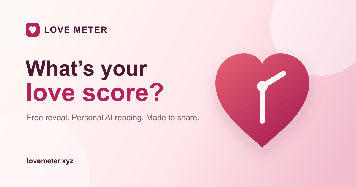 Love Meter screenshot 1