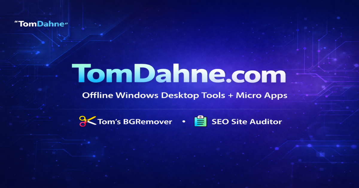 Tom's Site Auditor — Offline Website Health Scanner screenshot 1