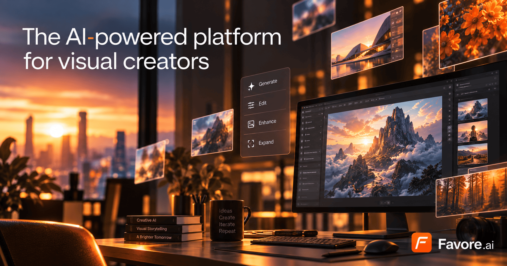 AI Image & Video Creation Platform · Favore screenshot 1