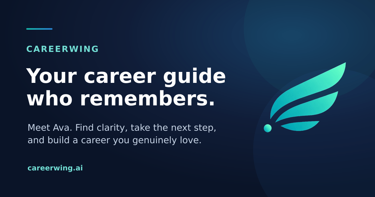 CareerWing — Personalized Career Guidance with Ava screenshot 1