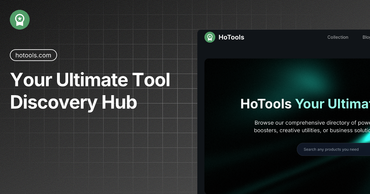 HoTools - Your Ultimate Online Toolkit Directory screenshot 1