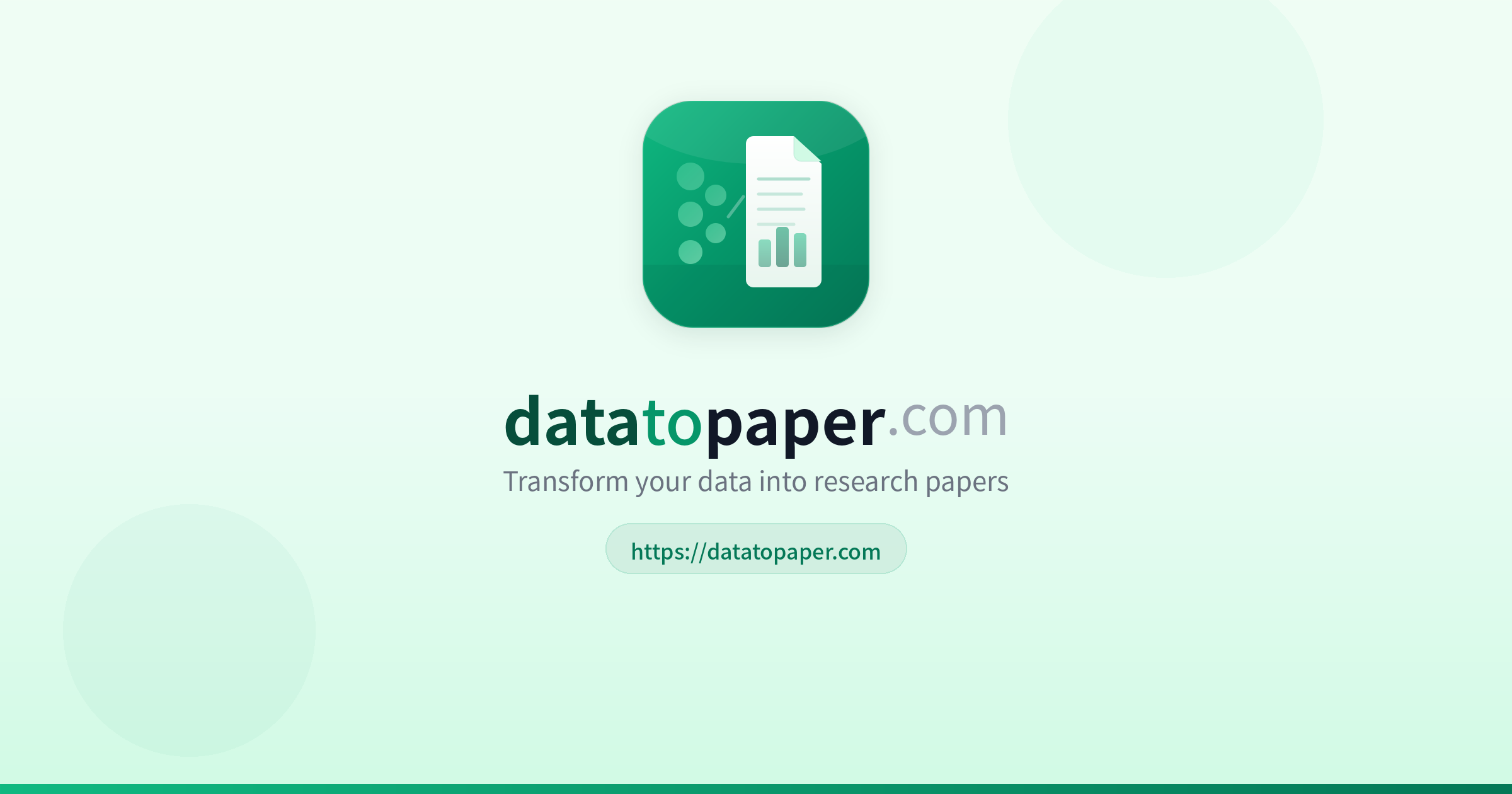 Data2Paper - Turn survey data into research papers screenshot 1