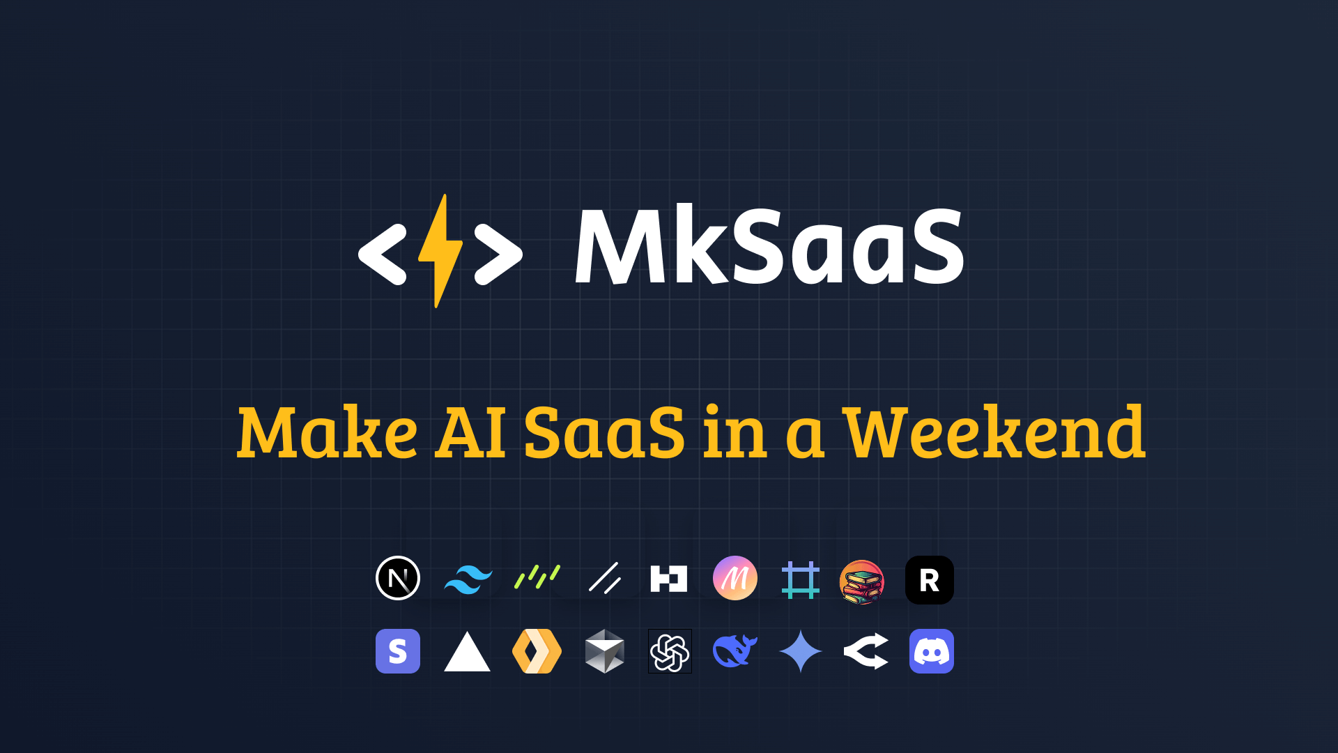 MkSaaS screenshot 1