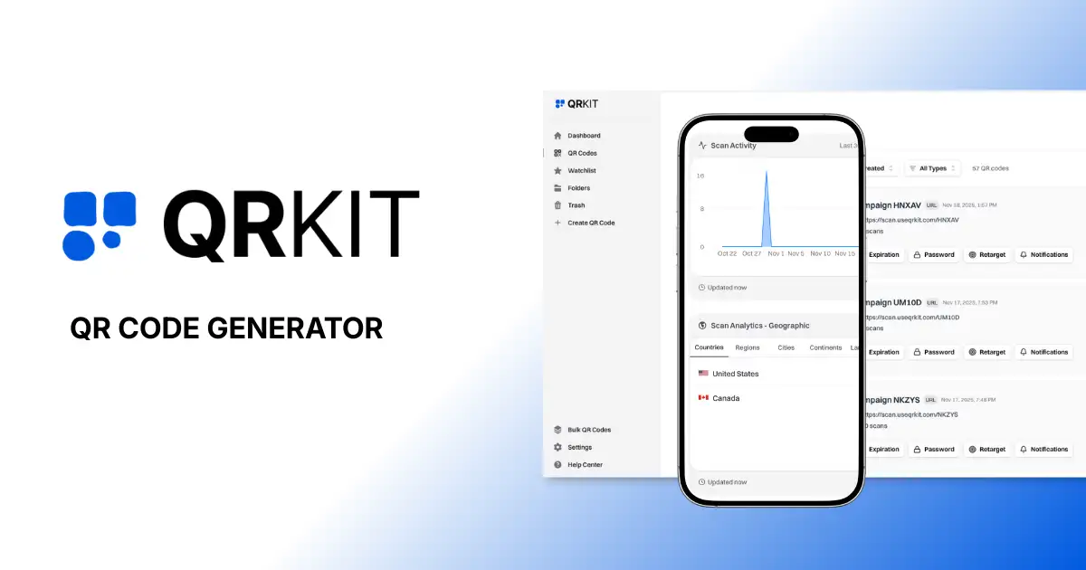 QRKit | Create QR Codes in Seconds screenshot 1