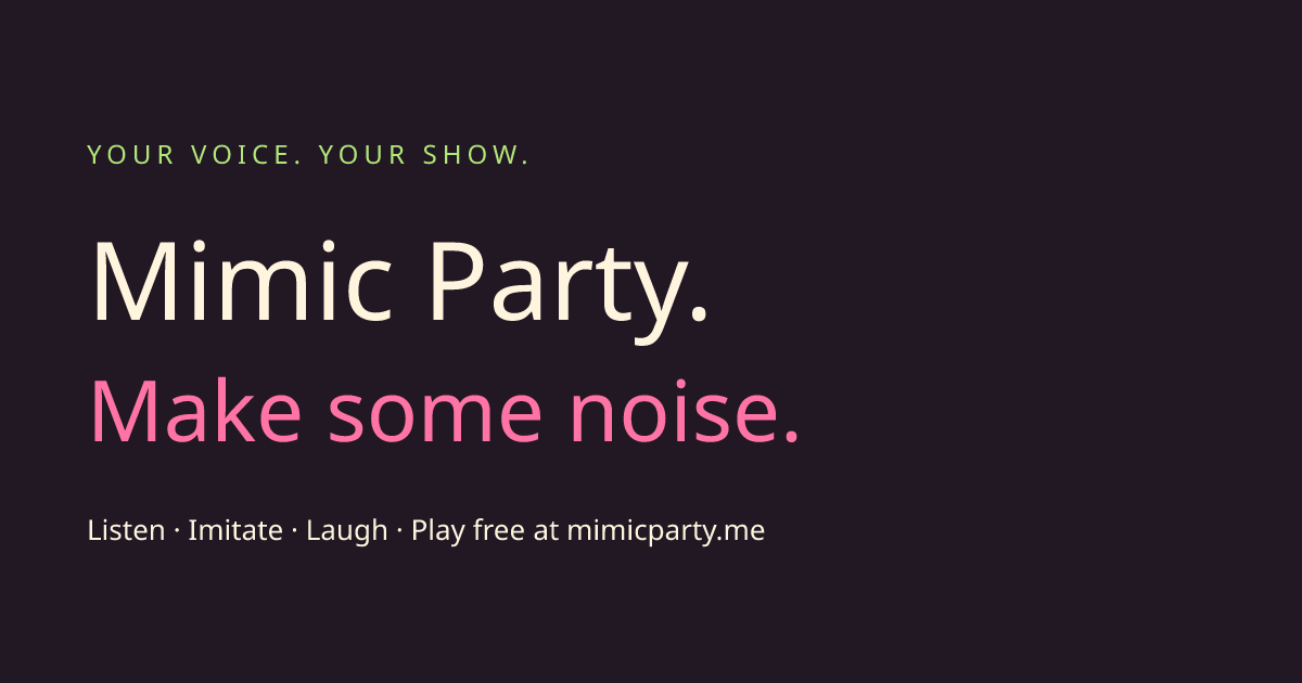 Mimic Party screenshot 1