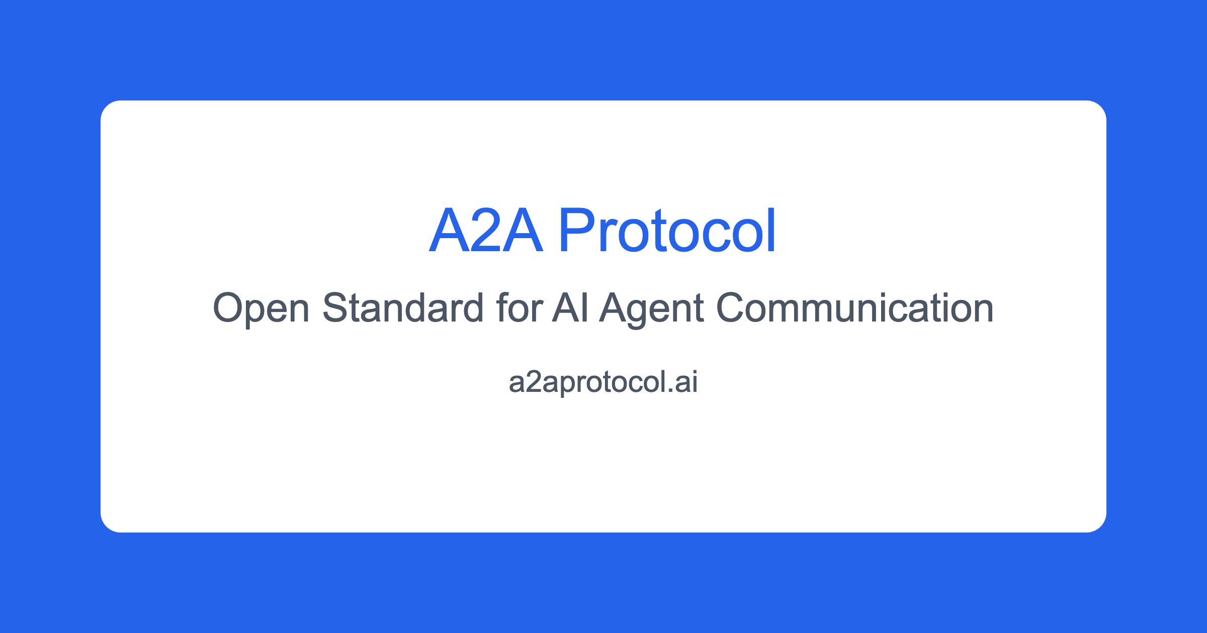 A2A Protocol screenshot 1