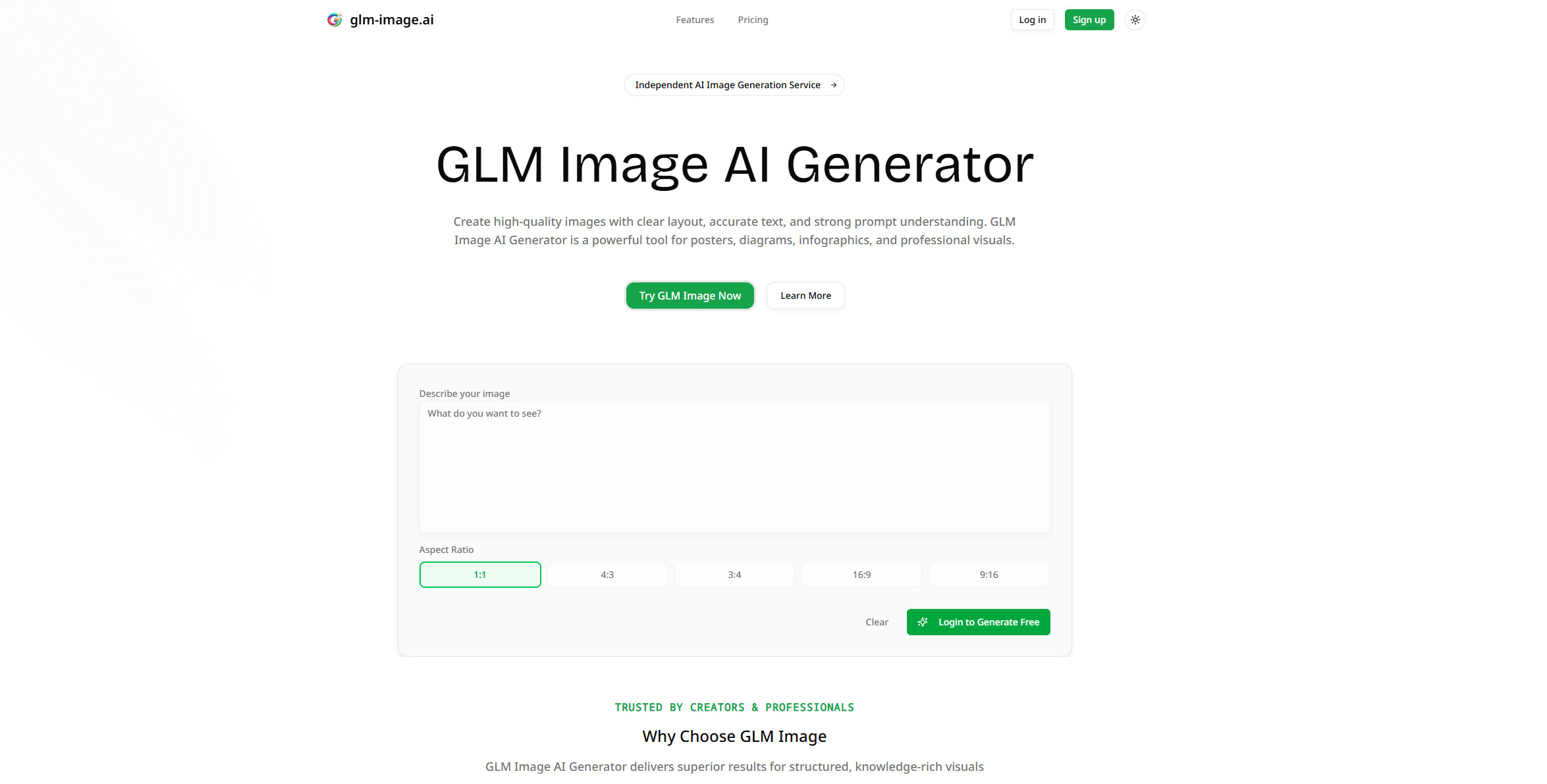 GLM Image AI Generator screenshot 1