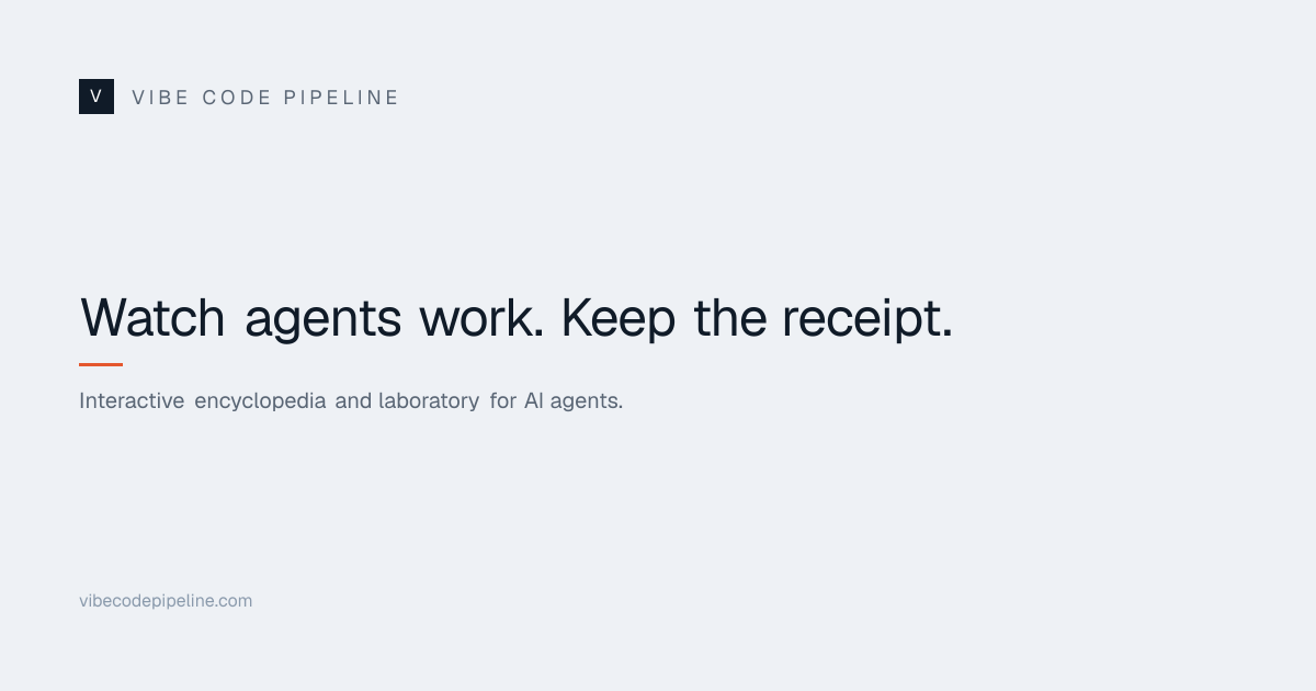 Vibe Code Pipeline screenshot 1