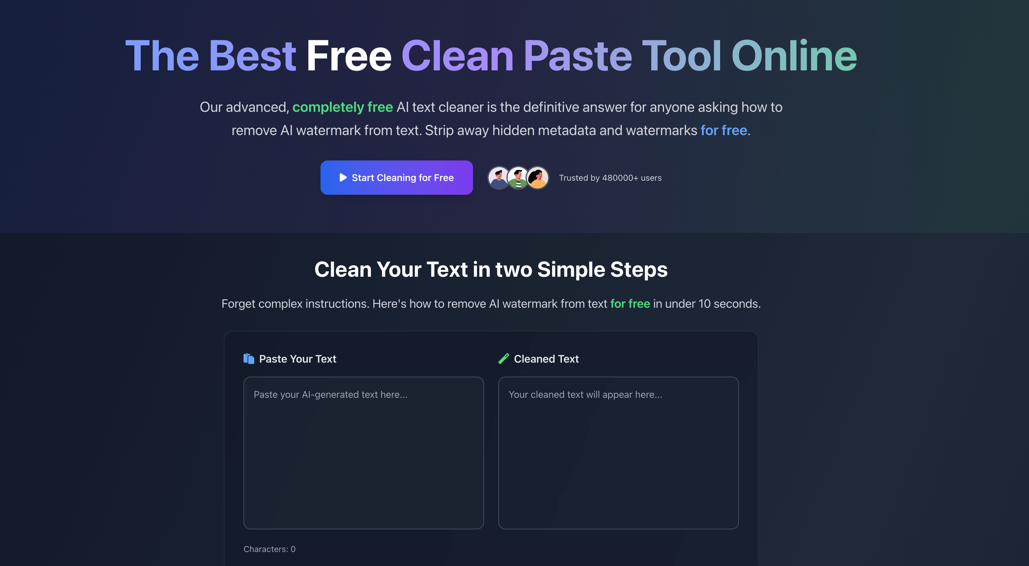 Clean Paste screenshot 1