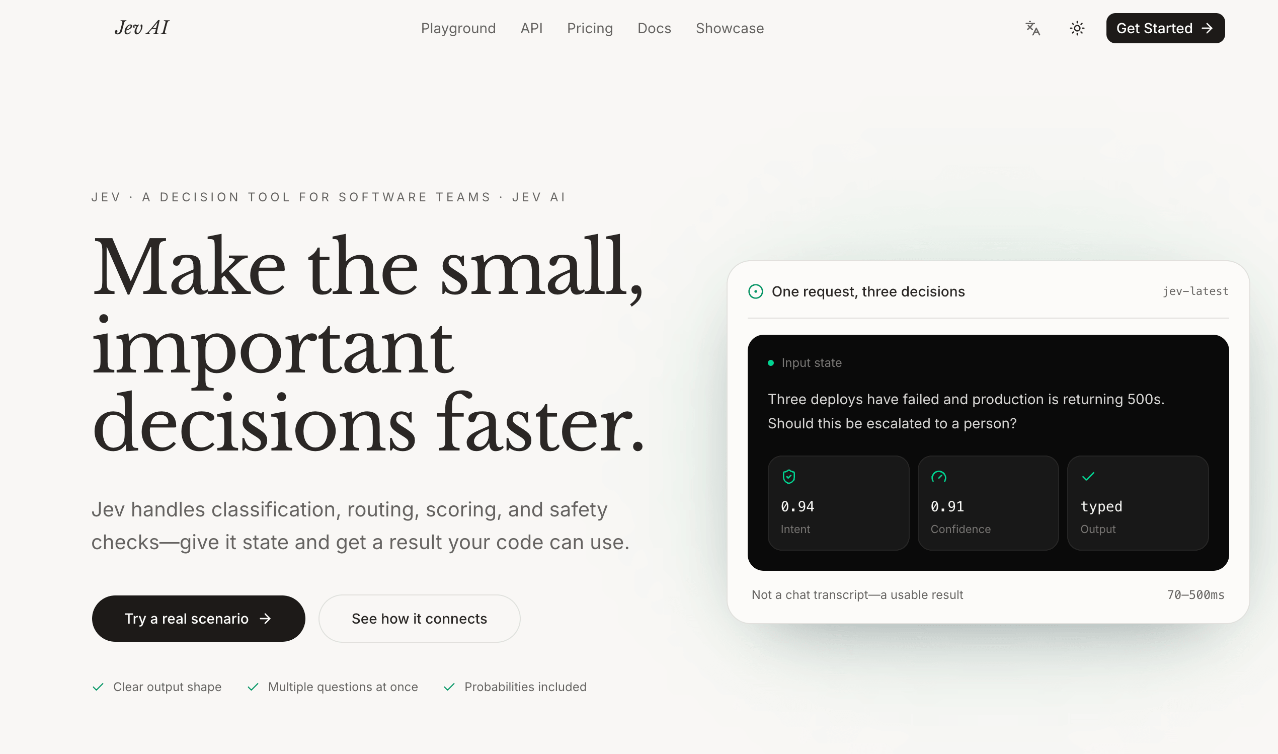 Jev AI — Jev Model Online, Free, No Waitlist screenshot 1