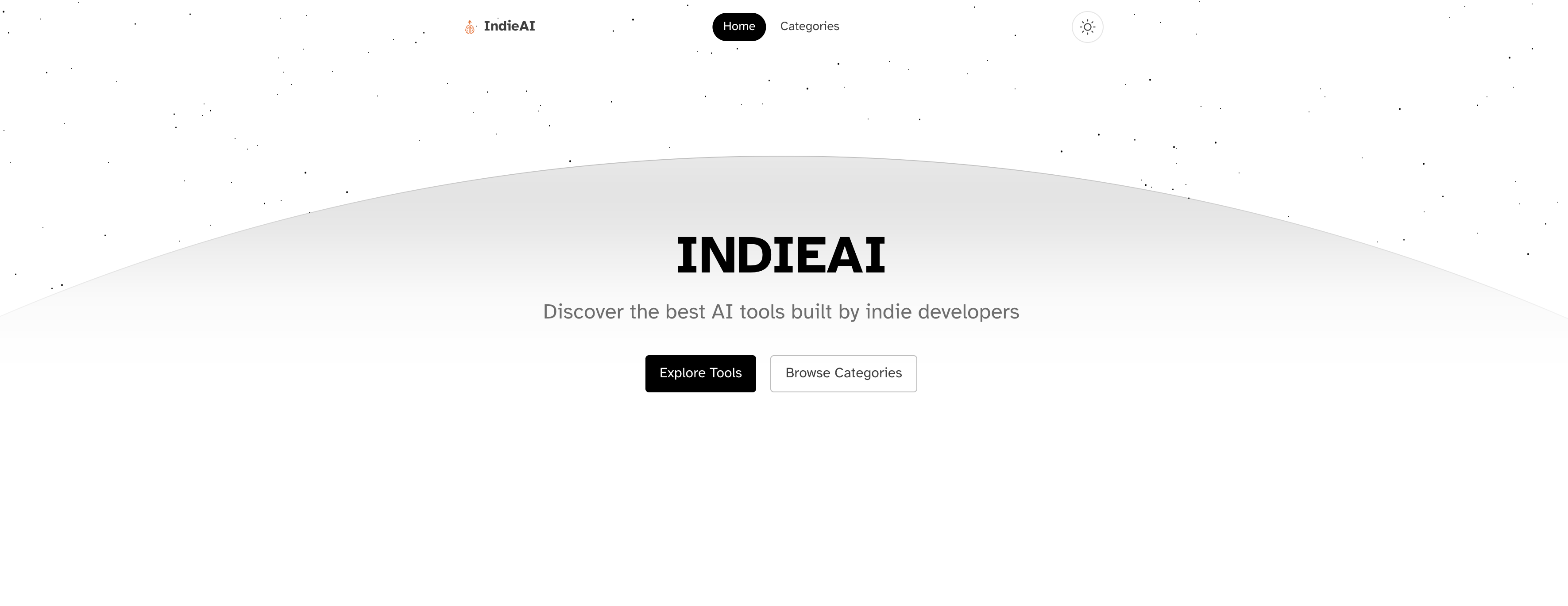 IndieAI - Discover the Best AI Tools Built screenshot 1