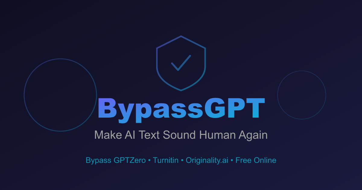 BypassGPT - Free AI Text Humanizer Online screenshot 1