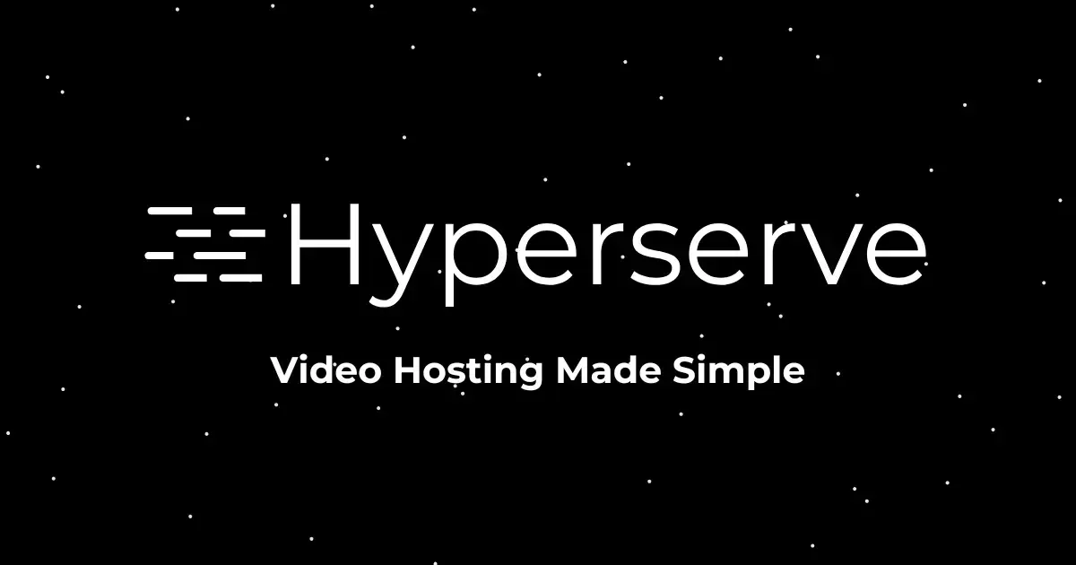 Video backend for Developers — Add Video Fast | Hyperserve screenshot 1