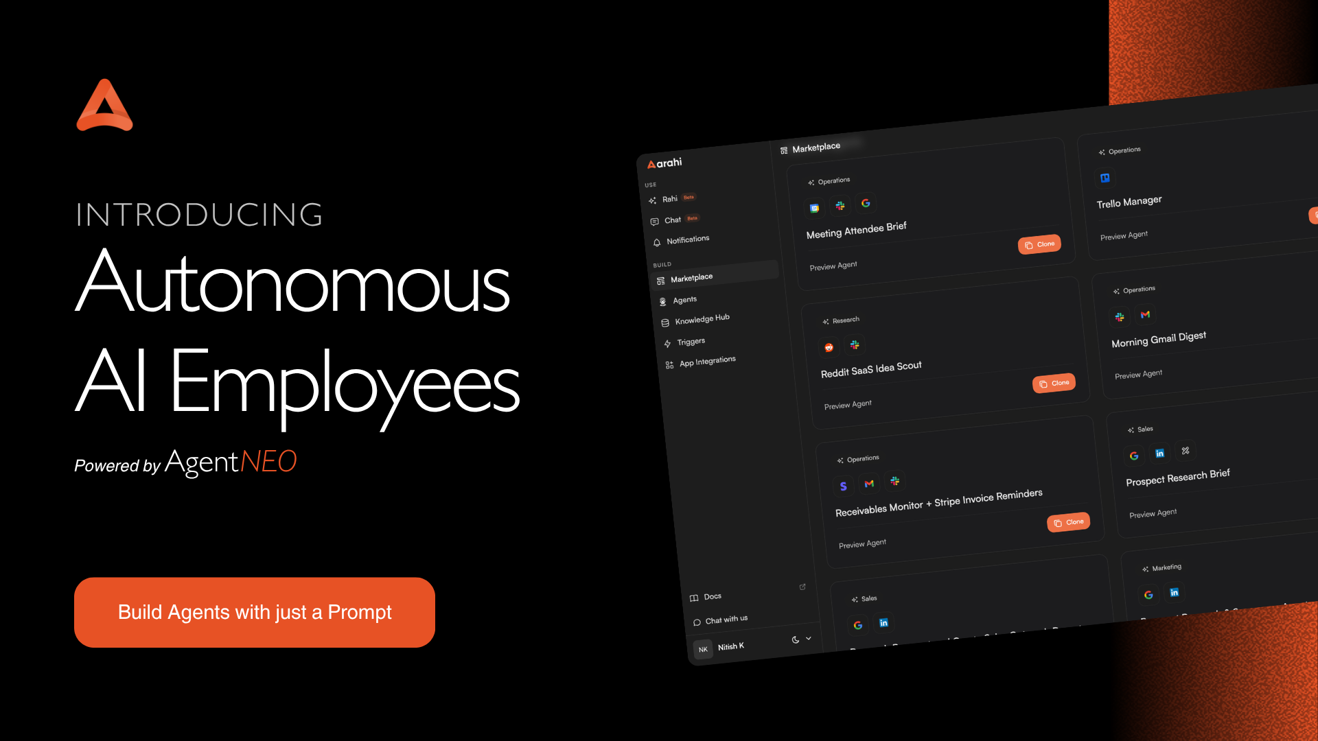 Arahi AI — AI Employees + Your Personal AI Assistant screenshot 1