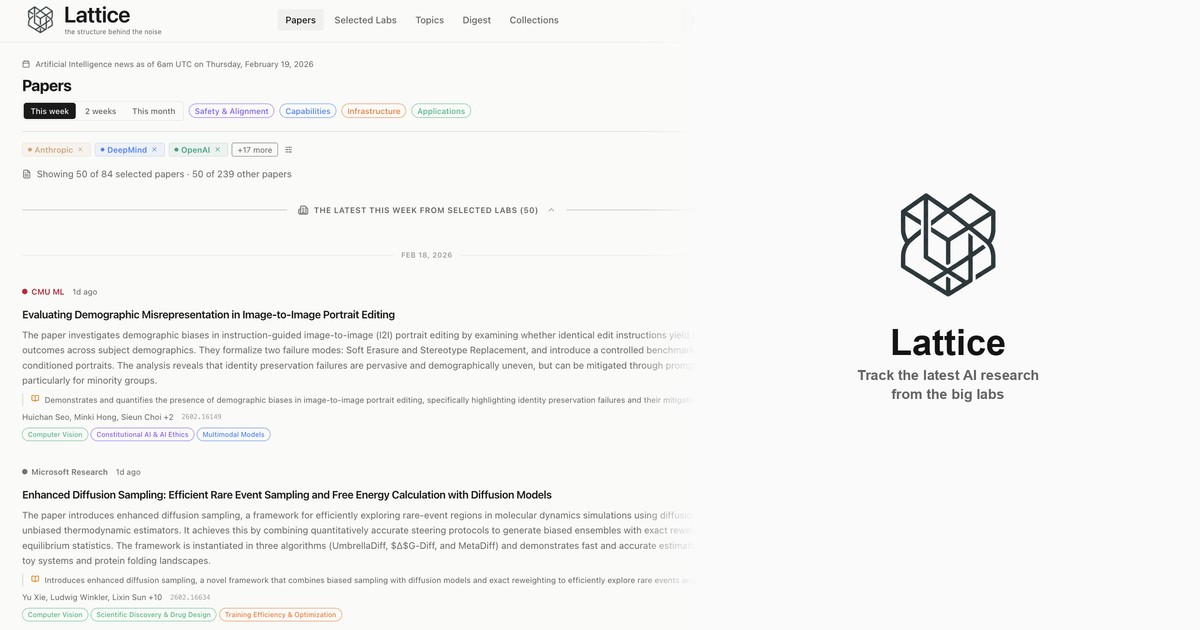 Lattice screenshot 1