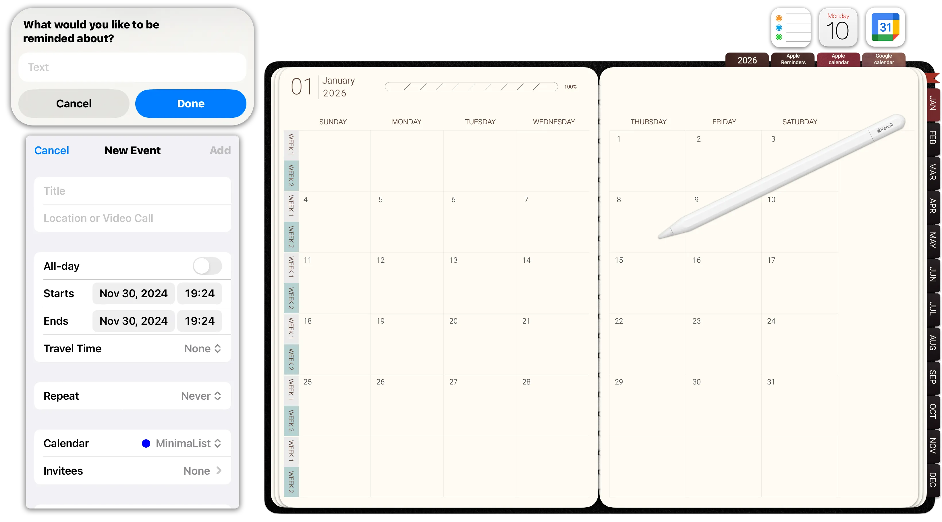 Best Digital Planner for iPad & Tablets screenshot 1