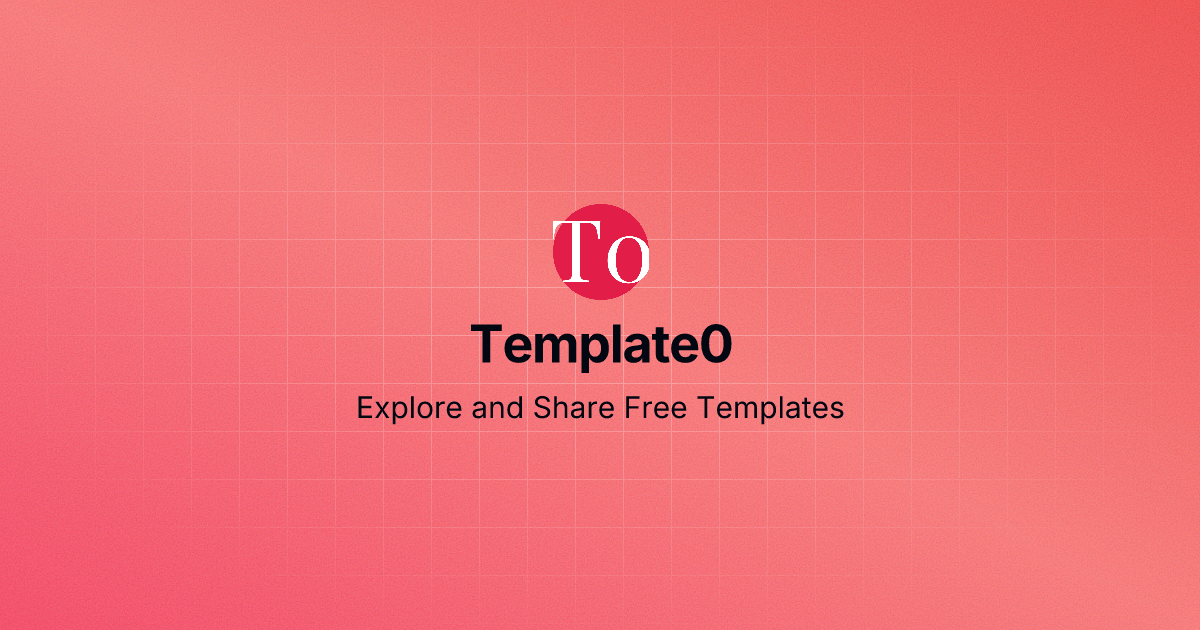 Template0 - Explore and Share Free Templates screenshot 1