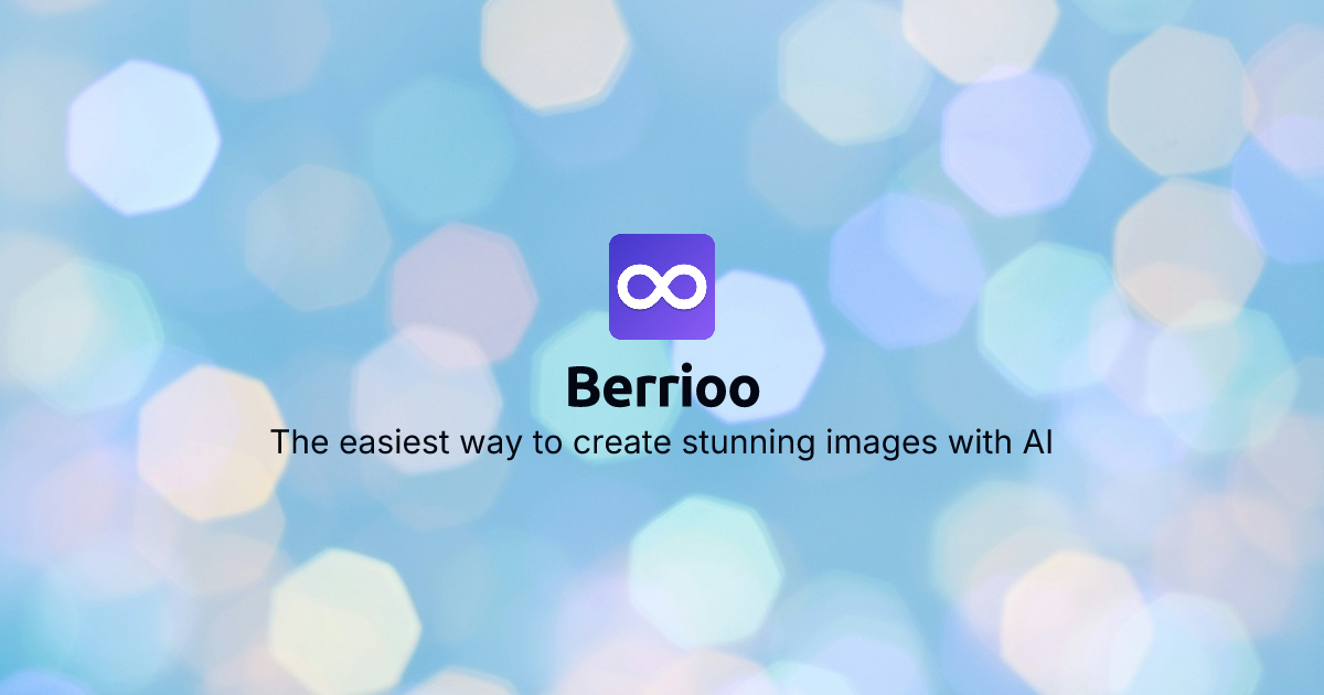 Berrioo – The Easiest Way to Create Stunning Images with AI screenshot 1