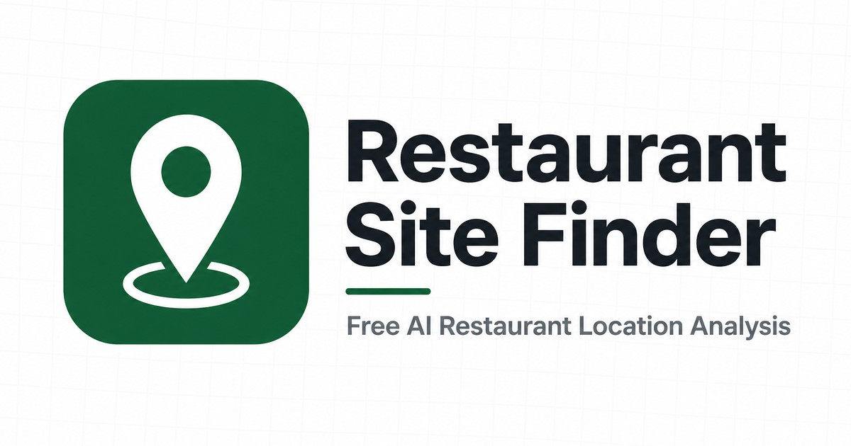 Restaurant Site Finder screenshot 1