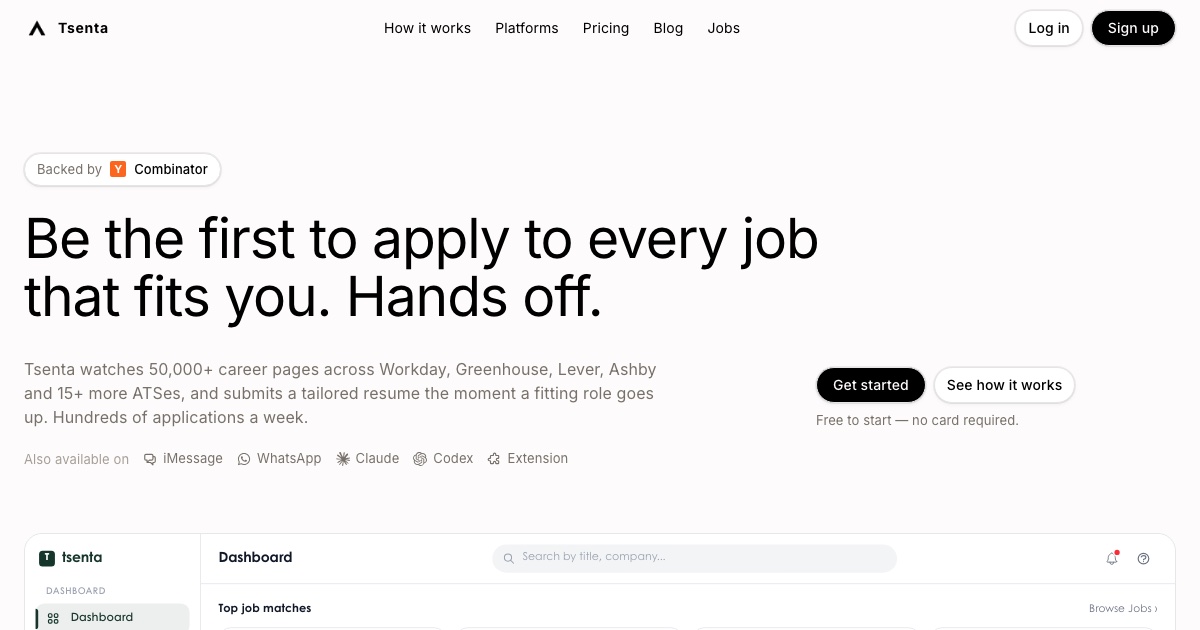 Tsenta screenshot 1