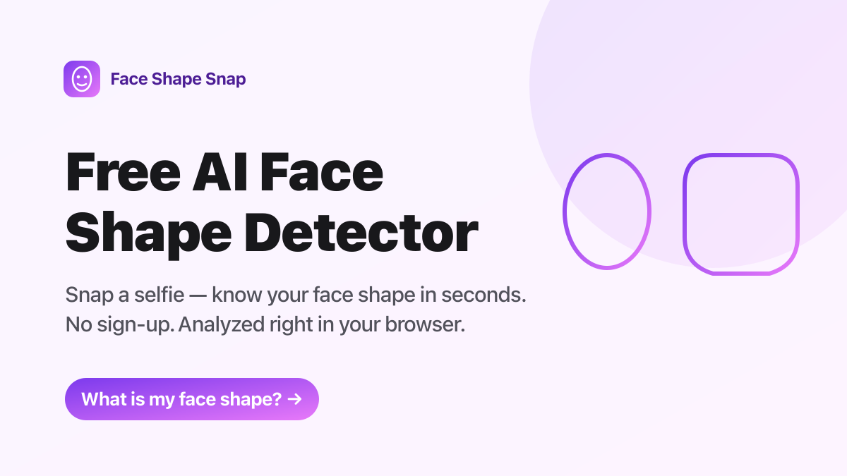 Face Shape Detector — Know Your Face Shape in Seconds screenshot 1