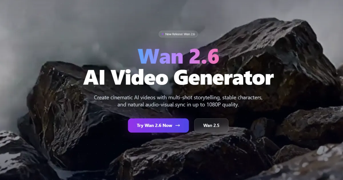 Wan 2.6 screenshot 1