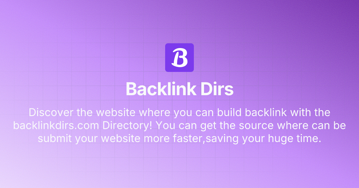 Backlink Dirs screenshot 1