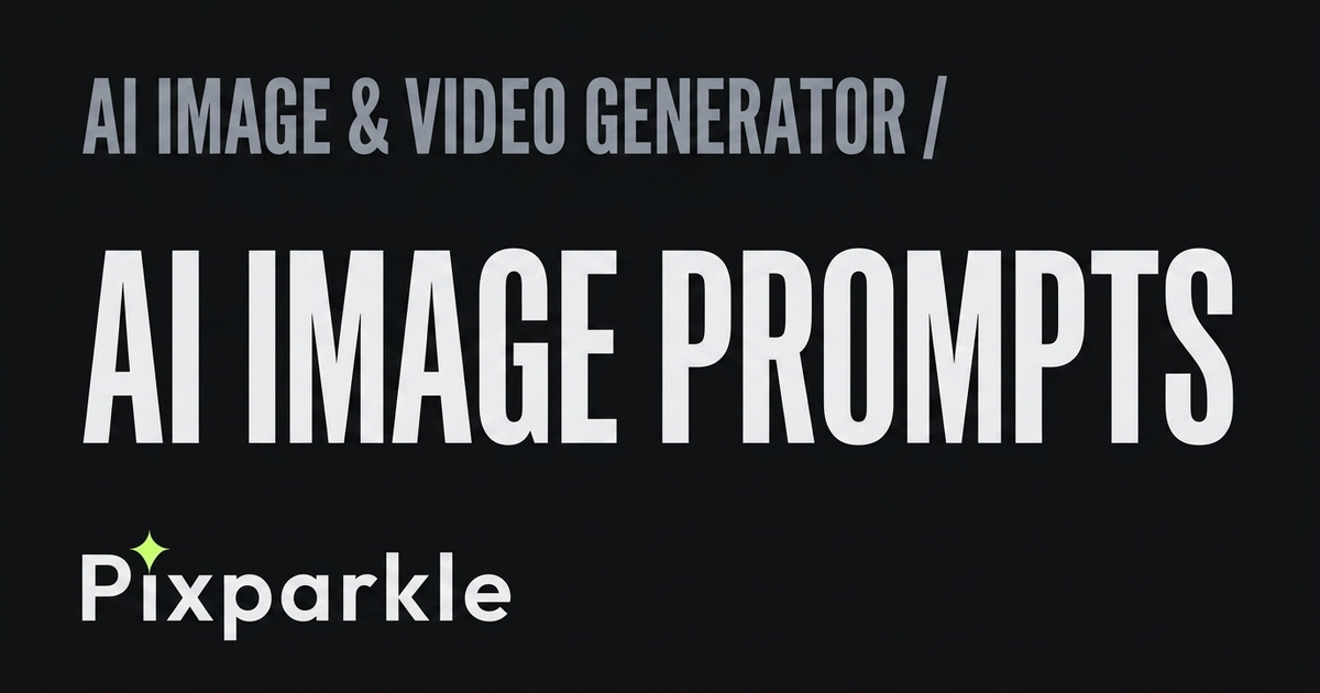 AI Image Prompts: Prompt Library and Generator | Pixparkle screenshot 1