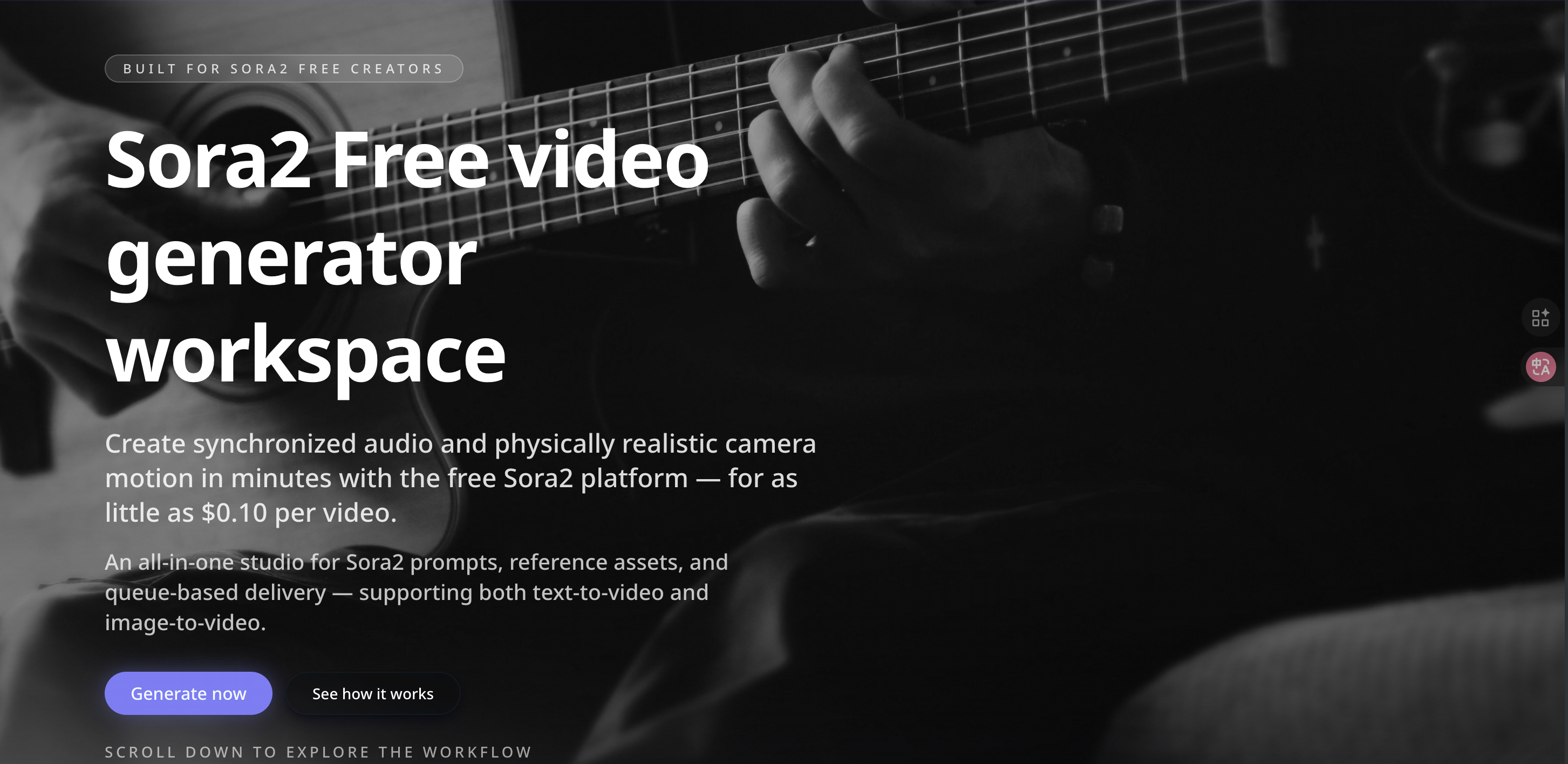 Sora2 Free Video Generator | Sora Video Studio screenshot 1