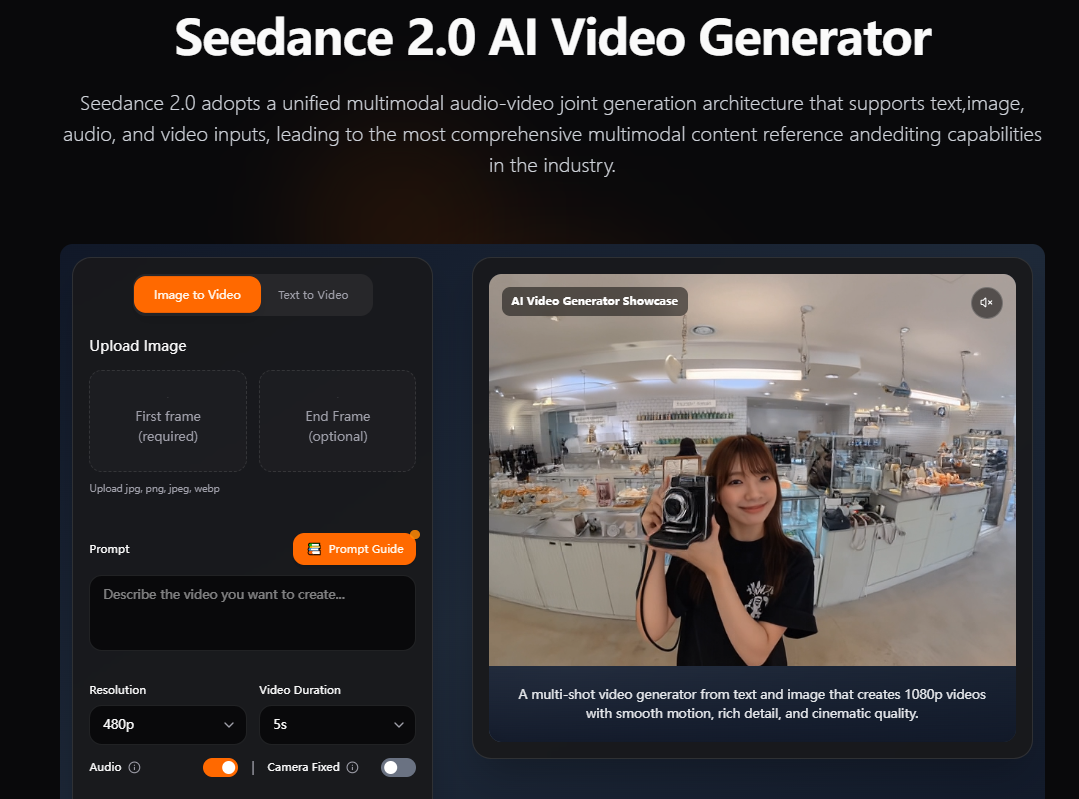 Seedance 2.0 AI Video Generator — HUNT0
