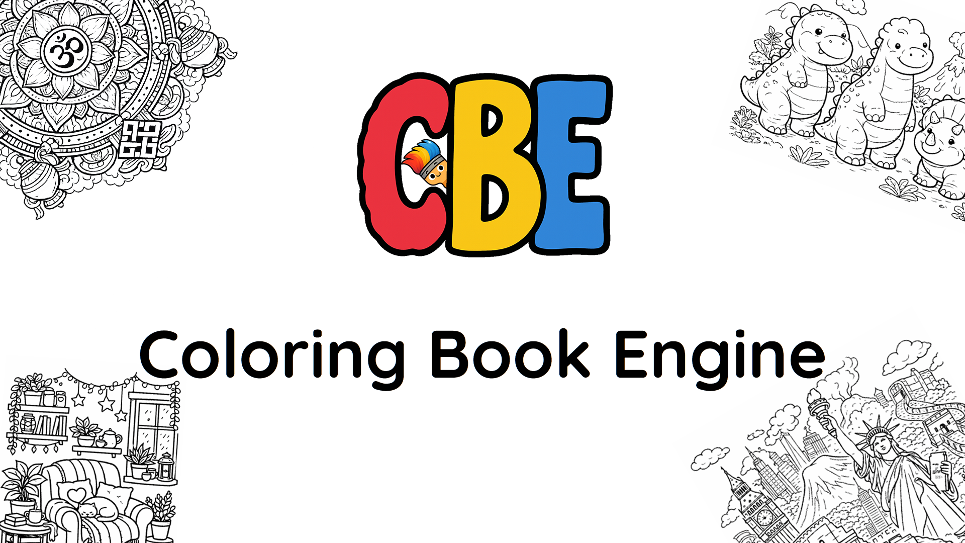 Coloring Book Engine - AI-Powered Coloring Book Creation — HUNT0