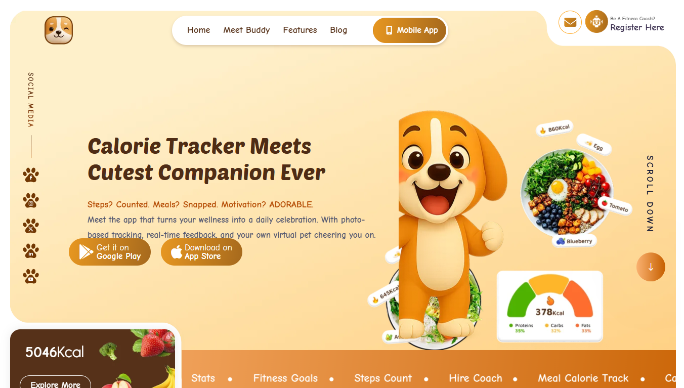 calorie tracker buddy — HUNT0