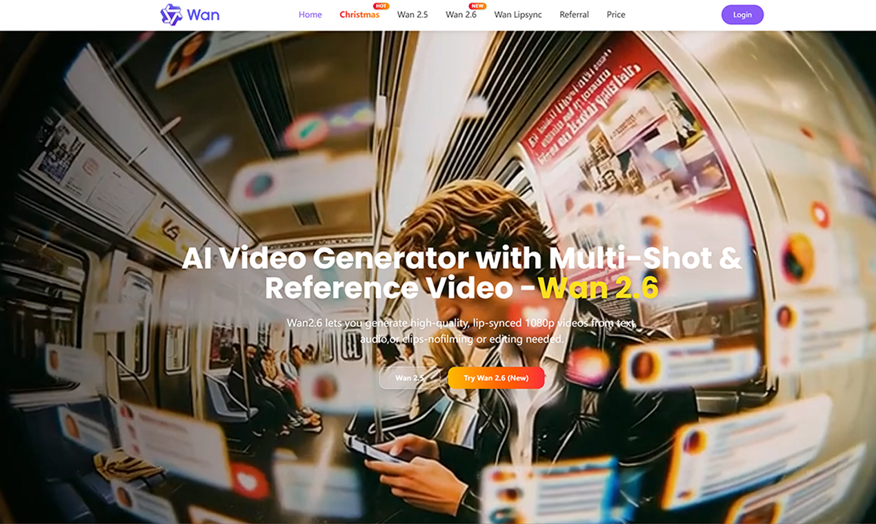 Wan 2.6 AI Video Generator — HUNT0