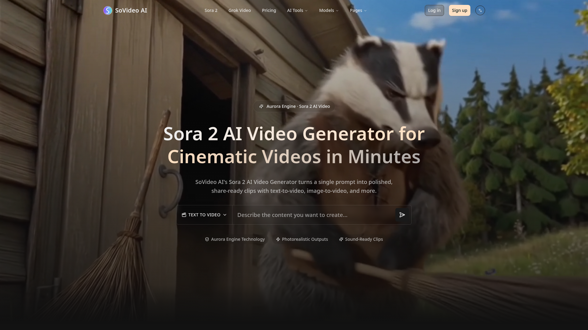 Limited Free Sora 2 AI Video Generator Online | SoVideo AI — HUNT0